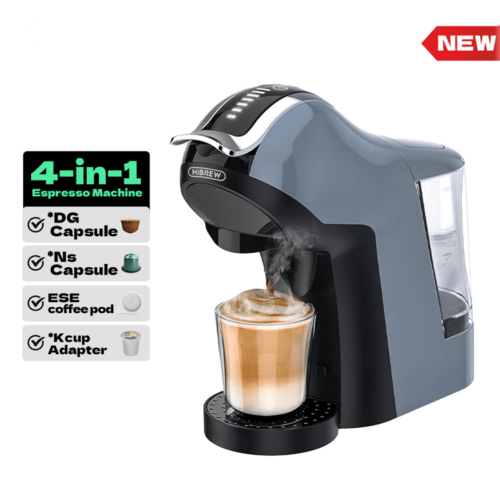 PSH17  4-in-1 Capsule Coffee Maker with 1400W Power, 20Bar Pressure,