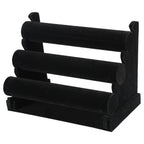 3-Tier Velvet Jewelry Stand Removable Bracelet Holder Watch Jewelry