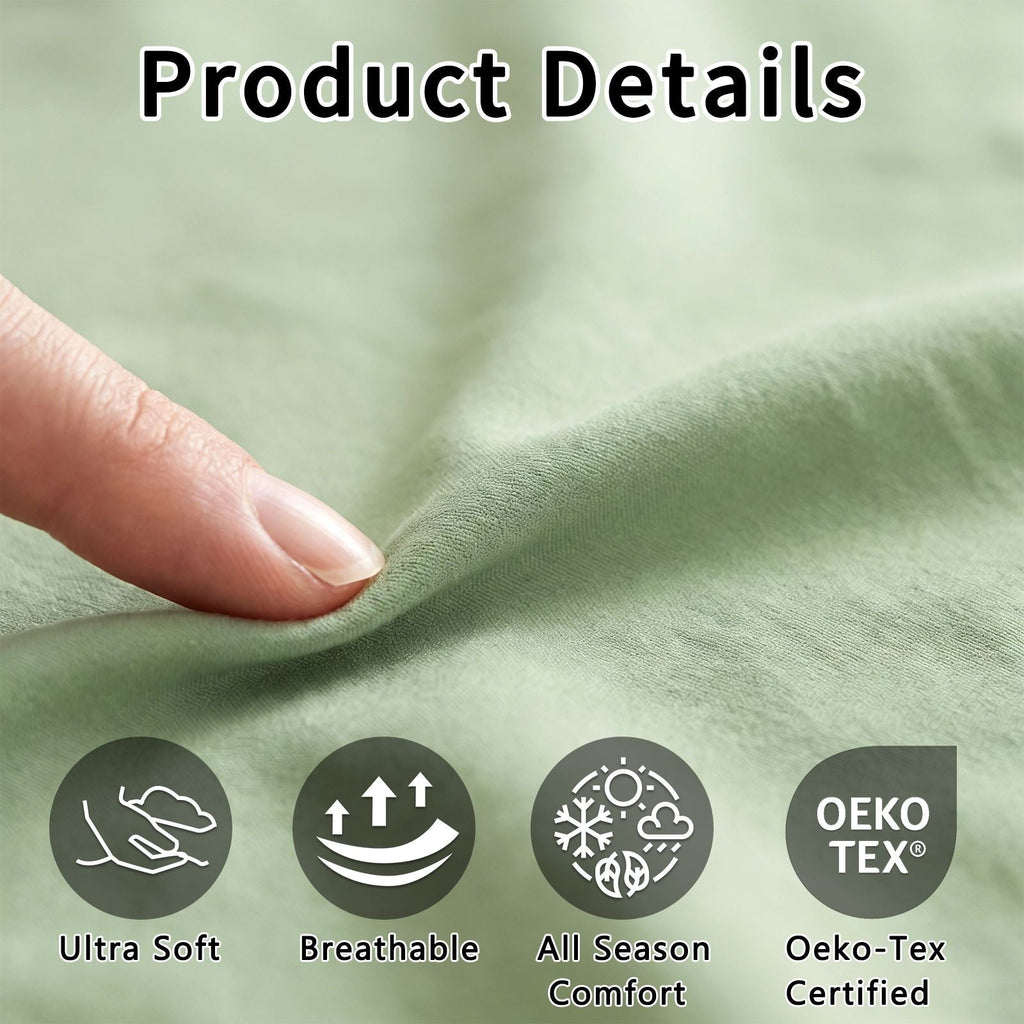 4-piece ultra-soft 85g bed sheet and pillowcase set. Soft and durable,