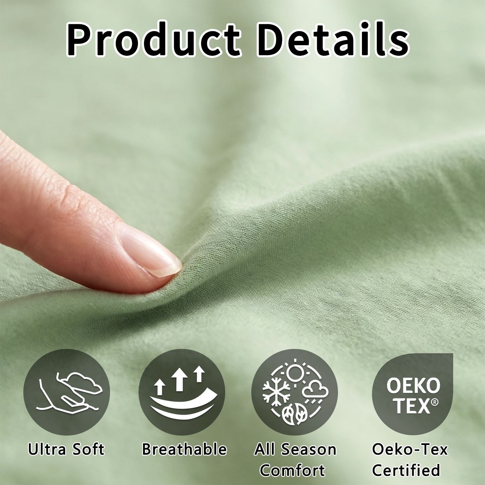 4-piece ultra-soft 85g bed sheet and pillowcase set. Soft and durable,