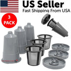 3 Pack My K-Cup Coffee Filter Reusable Replacement Refillable Holder
