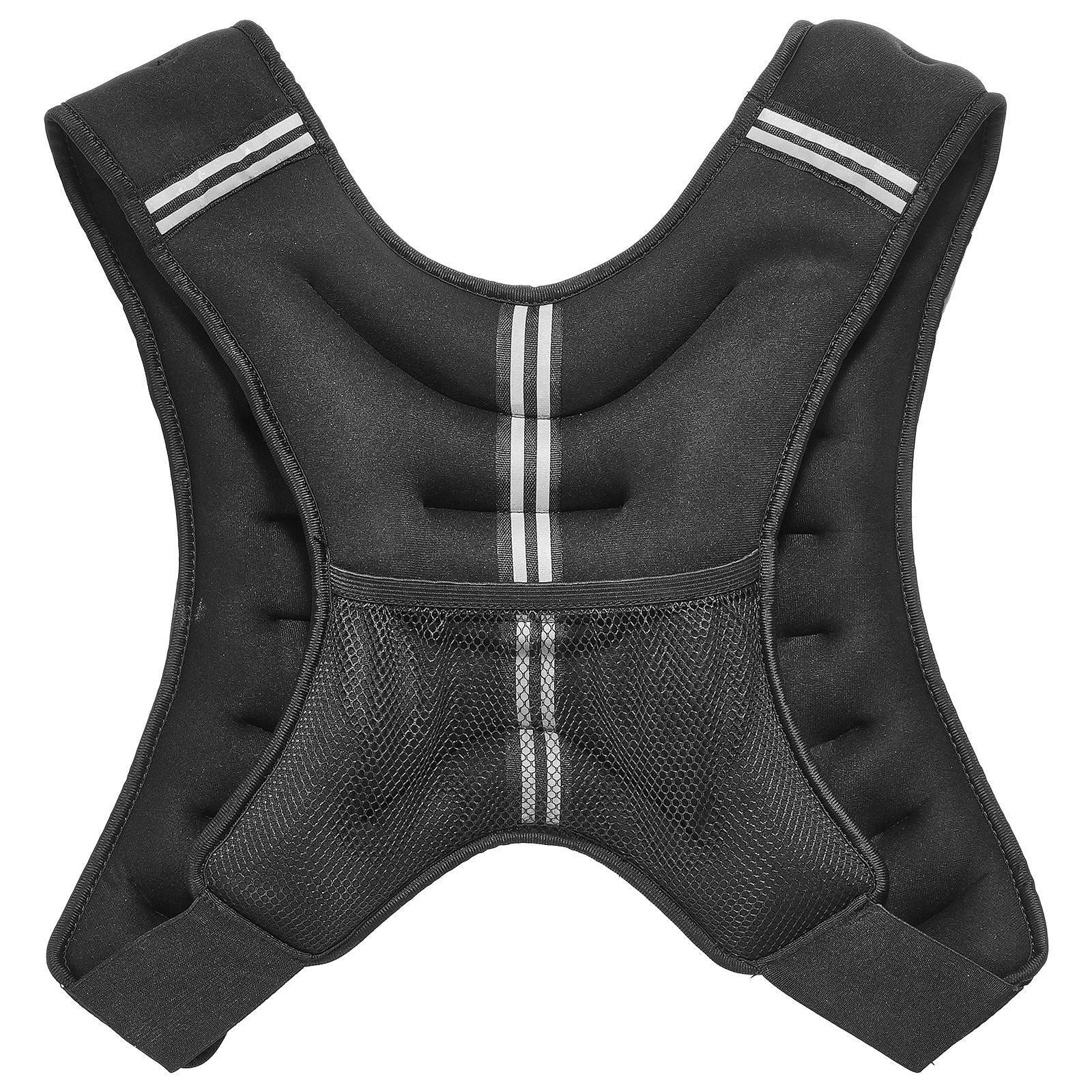 Weighted Vest, 12 lbs Weight Vest with Reflective Stripe, Adjustable