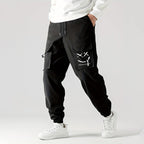 Straight Ankle Tied Wear-resistant Overalls Casual Pants
