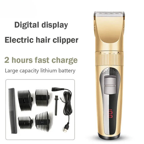 Professional Barber Hair Clipper Electric Shave Razor Finish Cutting