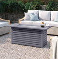 The 50,000 BTU Stainless Steel Fire Pit Table with Lid