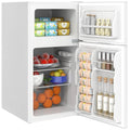 3.2 Cu.Ft Mini Fridge with Freezer, Double Door Compact Refrigerator