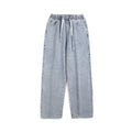 Men's Elastic Waist Loose Straight Drooping Mop Pants