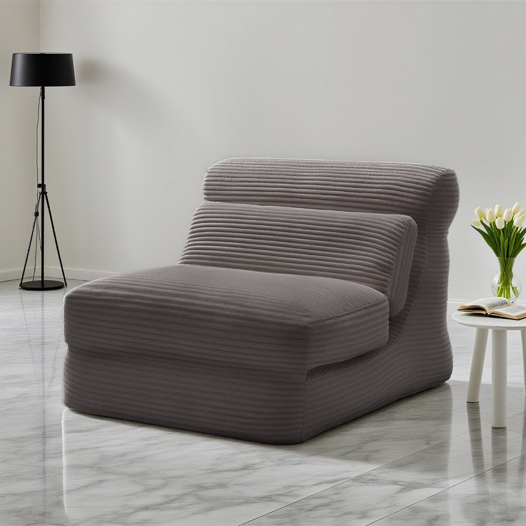 Folding Sofa Bed, Convertible Comfy Sleeper Chair With Back Support,
