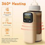 Portable Bottle Warmer With Night Light Baby Milk Warmer Milk Formula