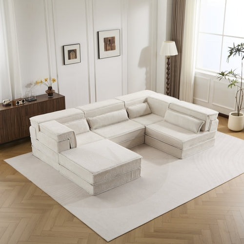 Compression Mahjong Sofa,Convertible Floor Sofa Bed,DIY Boneless