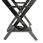 Casual Home Director's Chair, Black Frame Black Canvas,Suitable For