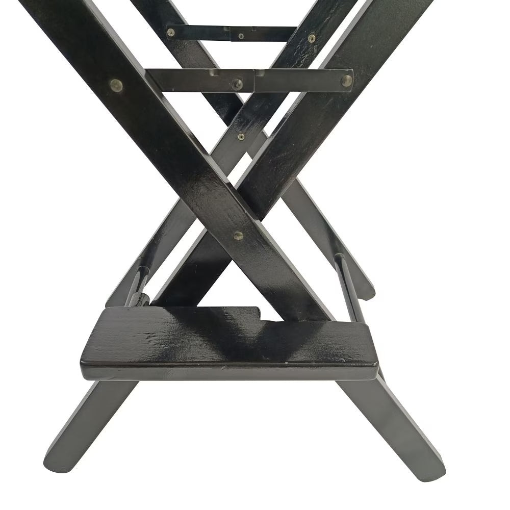 Casual Home Director's Chair, Black Frame Black Canvas,Suitable For