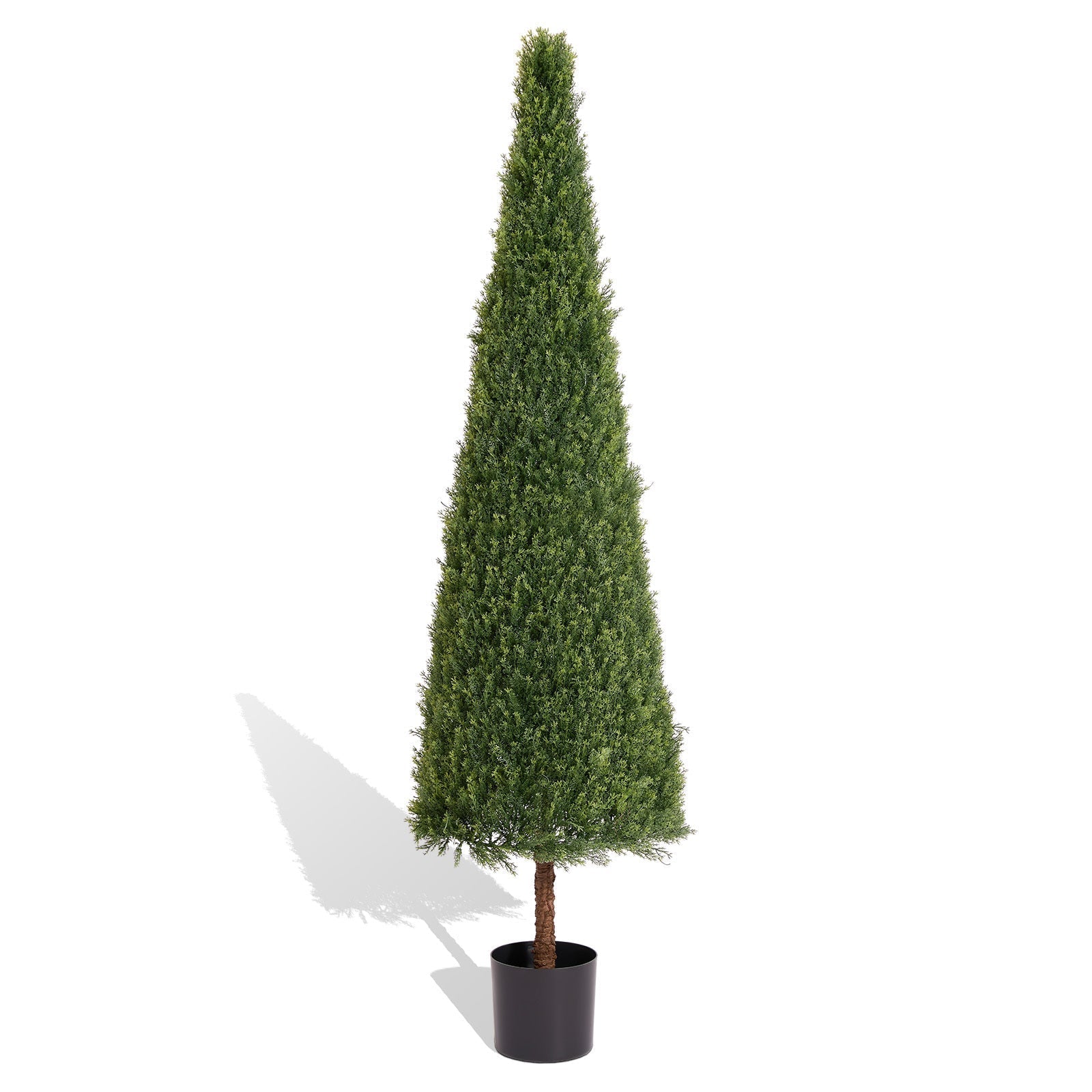 6FT Artificial Conical Topiary Tree UV Resistant Faux Cedar