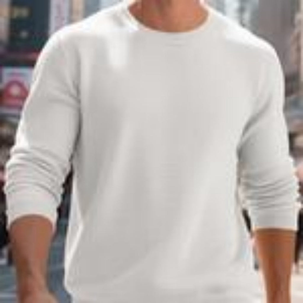 Export Quality English European And American Sizes Jacquard Round Neck