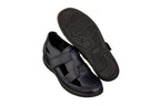 CALTO - K2663 - 3.2 Inches Taller (Navy Blue) - Casual Fisherman Sandal