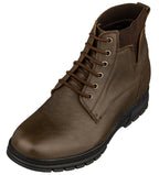 TOTO - K84016 - 2.8 Inches Taller (Chocolate Brown) - High Top Work Boots