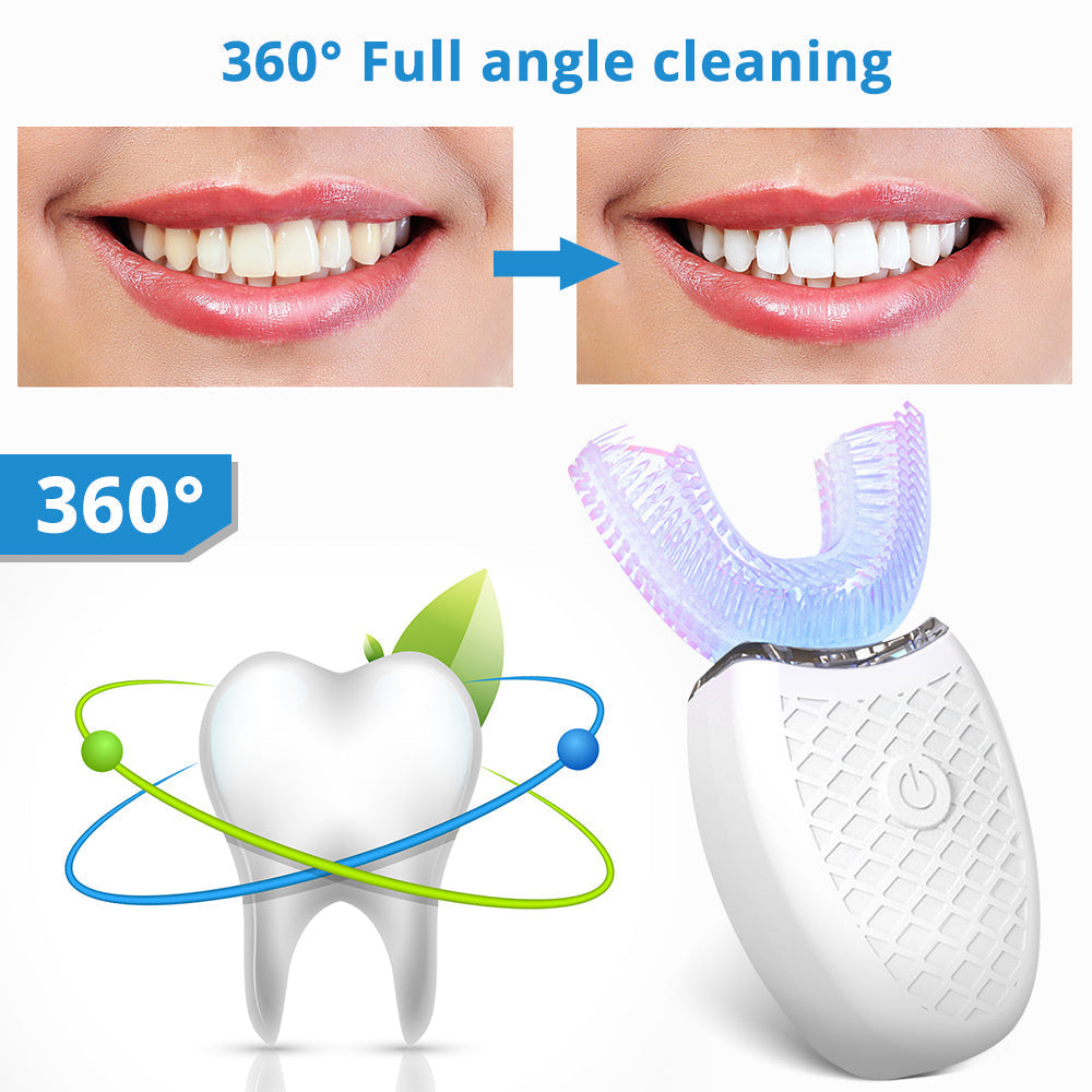 USB Electric Children's Toothbrush U-shaped Toothbrush