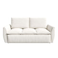 Pull Out Sofa Bed, 3 Seat Convertible Sleeper Sofa With 2 In 1 Pillow And Blanket Set