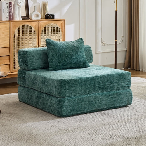 Compression Sofa,Convertible Floor Sofa Bed With Fixed-Shape