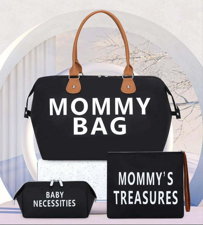 Travel bag Mommy Bag three-piece shoulder bag Tote bag Dry and wet