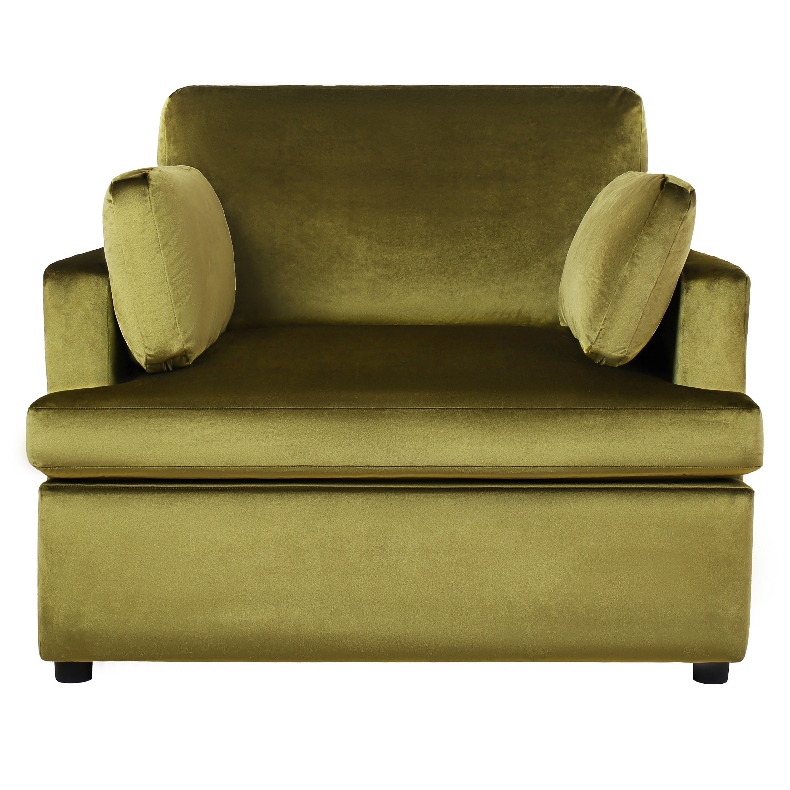Mirod Oversized Velvet Accent Chair with Armrest Cushions