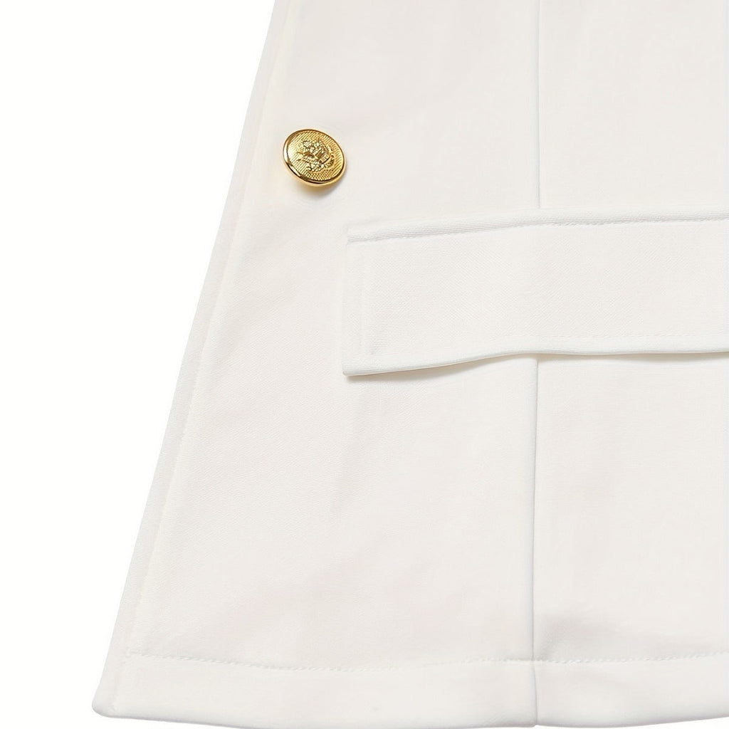 Women's Business Suit Set Jacket + Trousers Solid Color Temperament