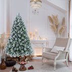 4FT Snow Flocked Christmas Tree Premium Artificial Christmas Tree With