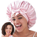 Silk Bonnet, Satin Hair Bonnet For Sleeping For Wavy Curly Natural