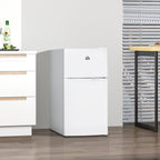 3.2 Cu.Ft Mini Fridge with Freezer, Double Door Compact Refrigerator
