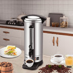 Commercial Coffee Urn 65 Cup Stainless Steel Coffee Dispenser Fast