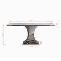 Modern Rectangular Dining Table For 6 With Chairs