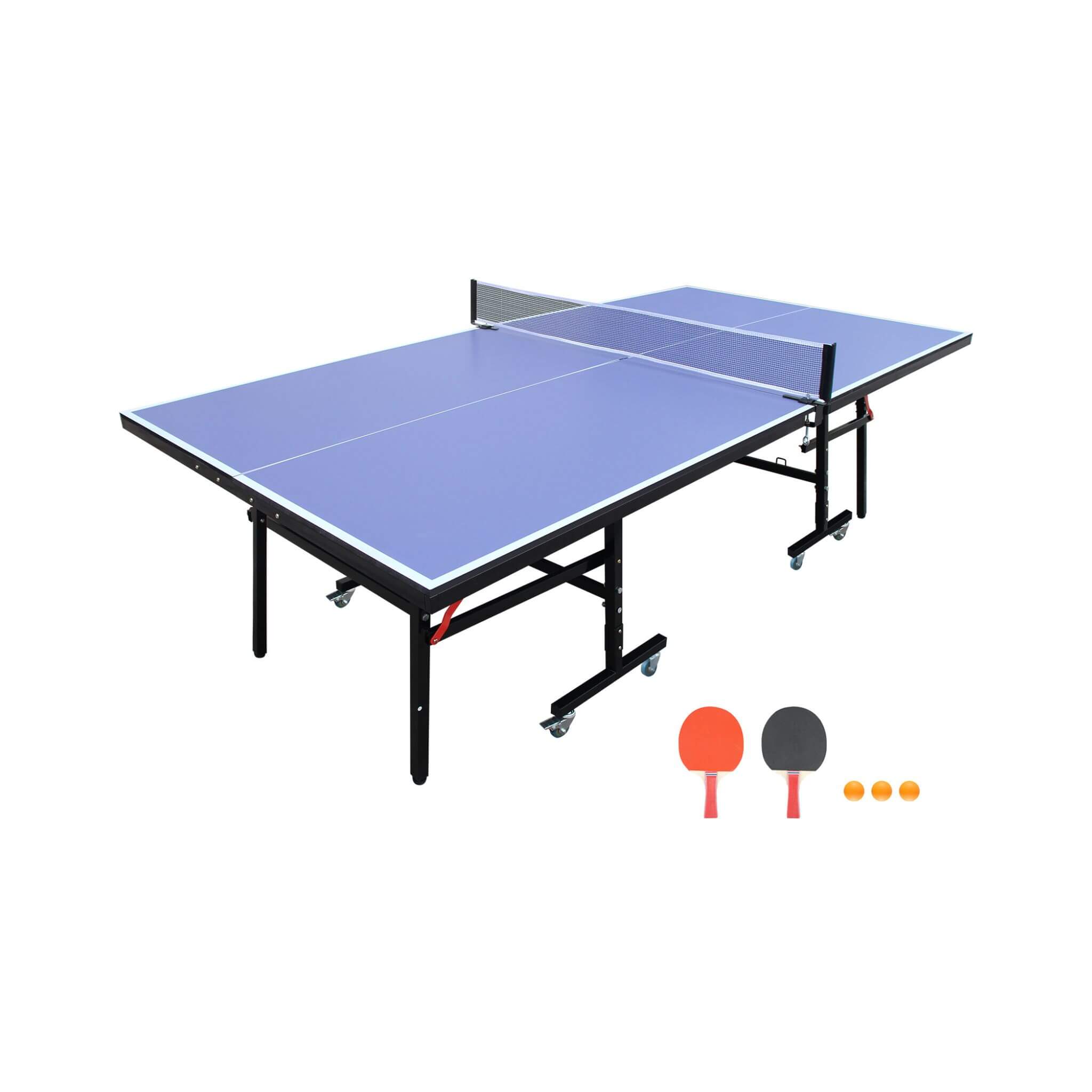 8FT Foldable Midsize Table Tennis Table Set