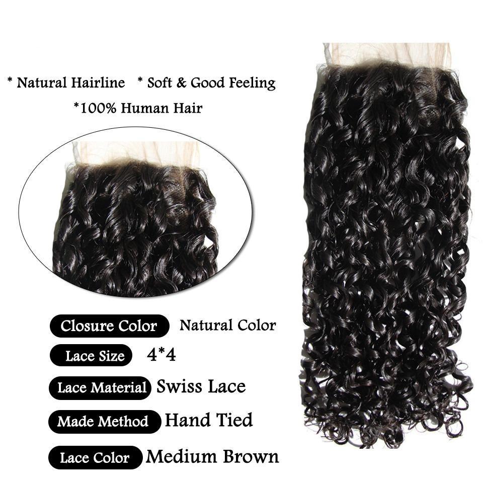 Beumax Double Drawn 12A Grade Pixie Curl BUNDLES with CLOSURES &