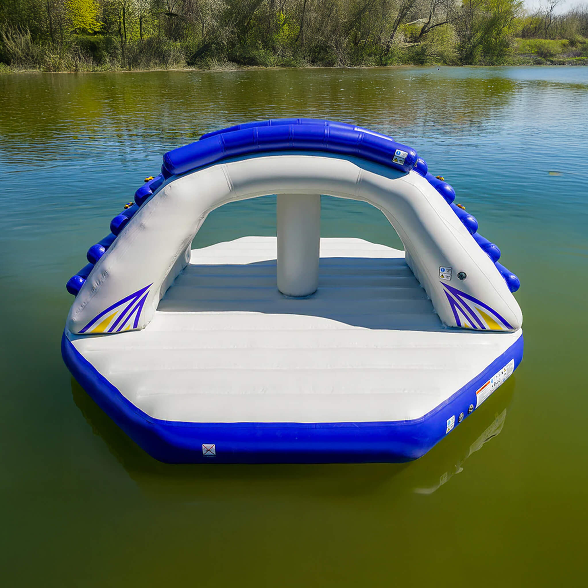 Giant Inflatable Water Climbing Obstacle Course With Air Pump (SAK87625)