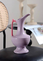 Handmade Medieval Style Ceramic Decorative Flower Vase - Glazed With