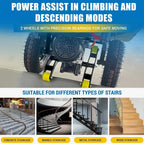 Heavy-Duty Electric Motorized Stair Climbing Hand Truck Dolly, 880LBS (SAK72821)