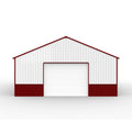 [31X51FT] Heavy-Duty Outdoor Steel Garage Barn Storage Shed (SAK83146)