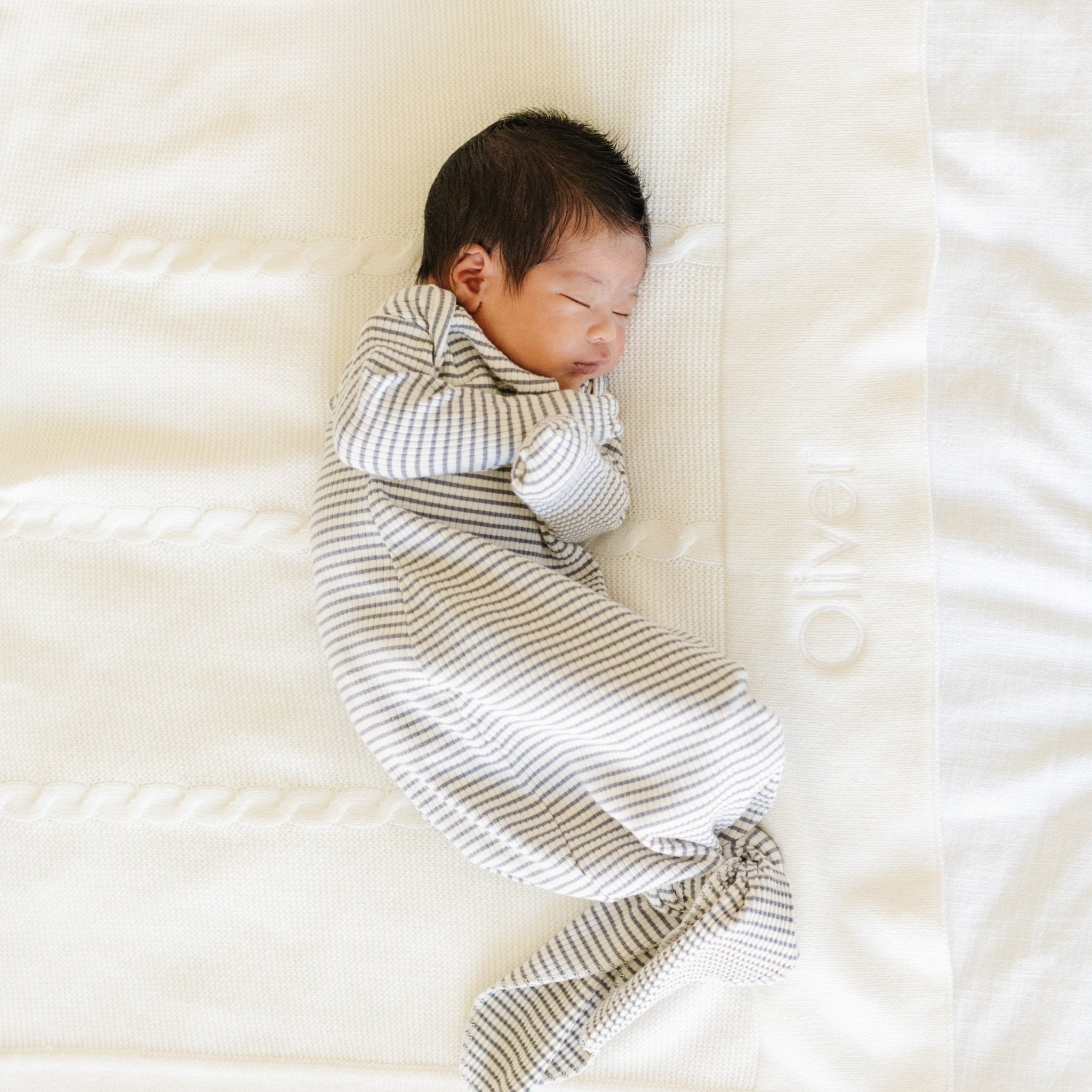 Heirloom Cotton Knit Receiving Blankets