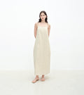 "Island Walk" Cotton Beaded Sling Dress