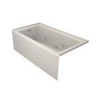 Jacuzzi Linea 60-Inch Luxury 3 Wall Alcove Whirlpool Bath With 8 Adjustable Jets [JLNS6032WRL2XXWW/YY] (SAK19326)