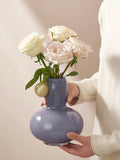 Jelly Bean Bud Vase - Whimsical Dopamine Centerpiece Vase for Gorgeous