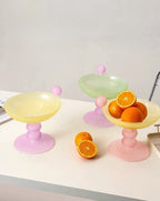 Jelly Bean Footed Tray Fruit Bowl - Whimsical Dopamine Table Setting