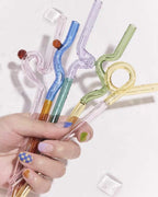 Jelly Bean Wine Glass Set - Whimsical Eclectic Dopamine Cocktail Coupe