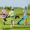 Junior Complete Golf Club Set with Stand Bag Rain Hood-Blue