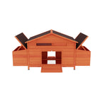 Large 44-Inch Premium Outdoor Spacious Wooden Chicken Coop With Two-Sides Nesting Boxes (SAK21875)