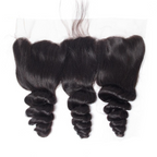 10A Grade MIDDLE PART 13x4 Lace Frontal Remy Human Hair Closure With B
