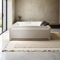Alora 73-Inch Luxury 2-Person Whirlpool Hydro Massage Jetted Bathtub With Chromatherapy Lights (SAK58620)