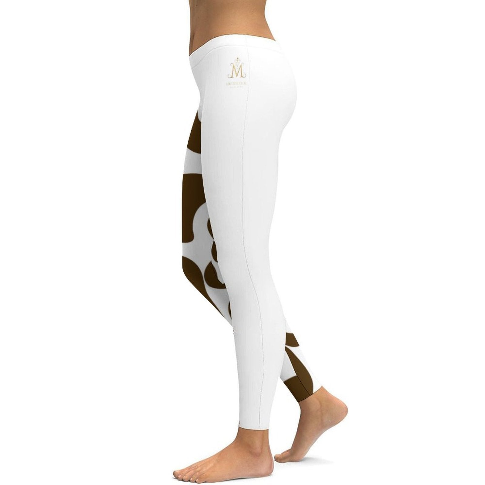 Monochrome Instinct Leggings | Luxury Gothic Performance Wear | MUNSIE