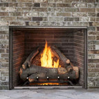 Majestic Traditional Stacked Brick Courtyard Outdoor Gas Fireplace [ODCOUG-36/42SSL] (SAK95813)