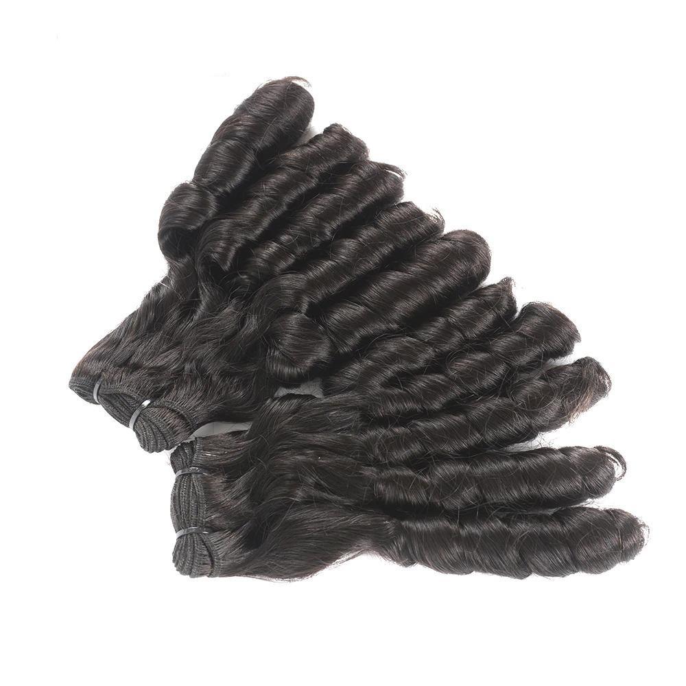 Beumax Double Drawn 12A Grade Spring Curl BUNDLES with CLOSURES &